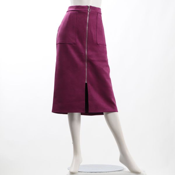 リングファスナーセミタイトスカート