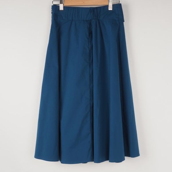 フリルデザインフレアスカート