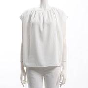 ギャザーネックブラウス