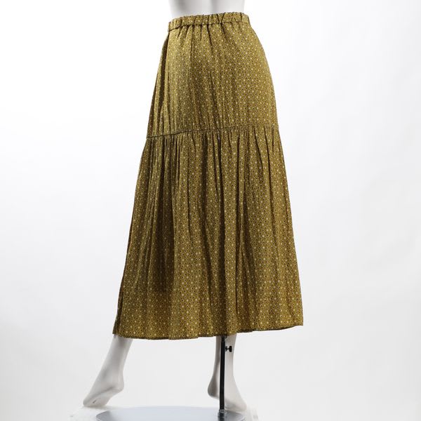 スクエアドットプリント総柄スカート