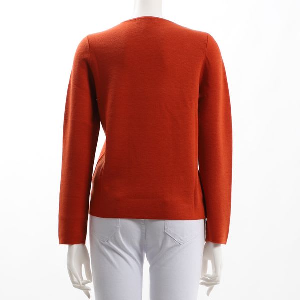 ミラノリブVネックニット