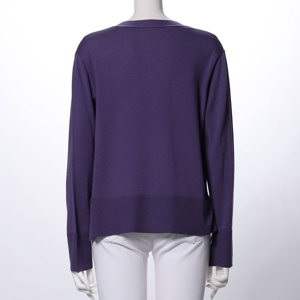 サイドスリットVネックカーディガン