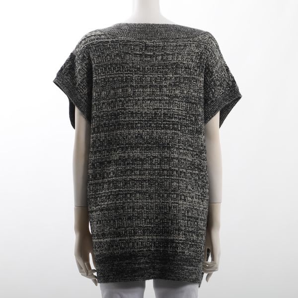 ツイードニットベスト