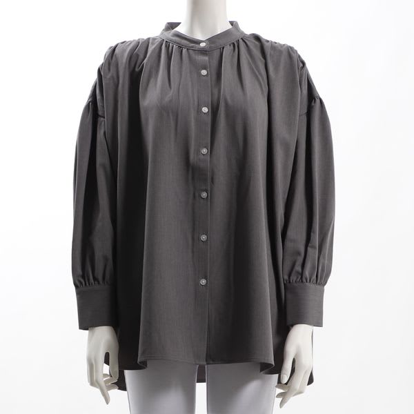 ギャザーデザインボリュームブラウス