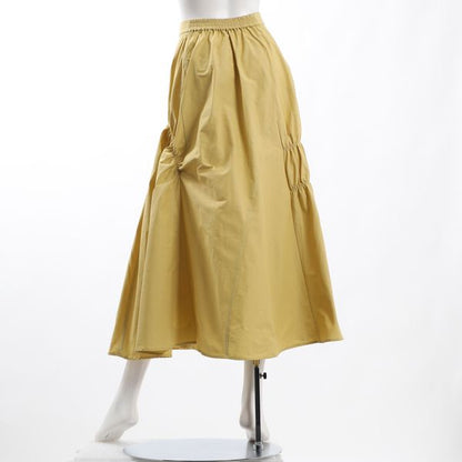 ランダムギャザーフレアスカート