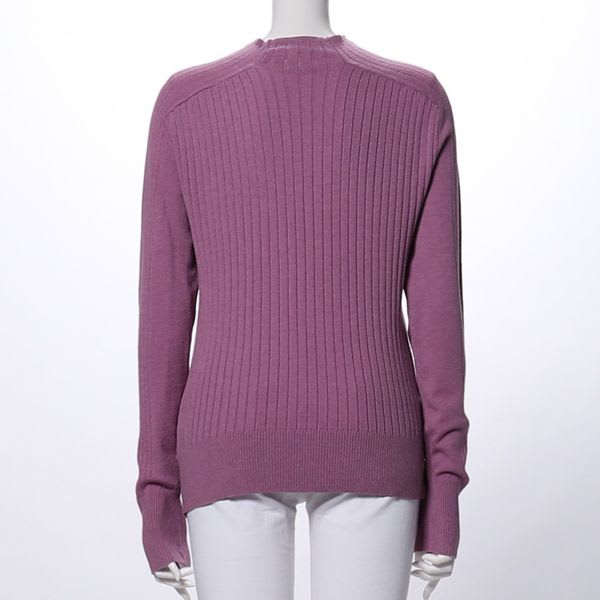 切り替えリブデザインニット