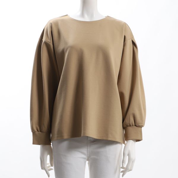 シンプルデザインドロップショルダーカットソー