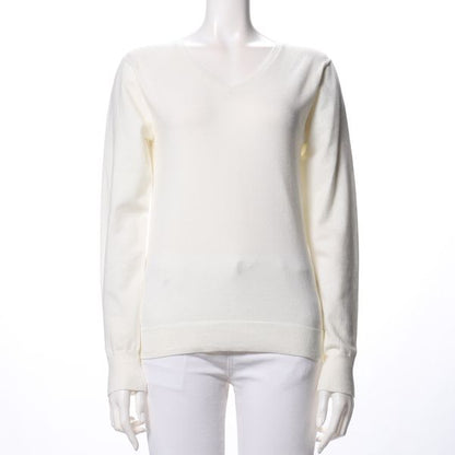 ベーシックデザインVネックニット