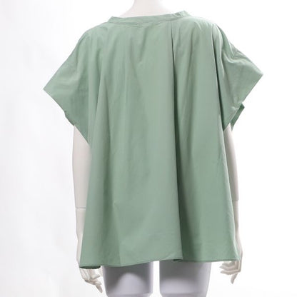 オープンフロントネックビッグシルエットブラウス