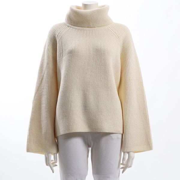 ワイドスリーブタートルネックニット