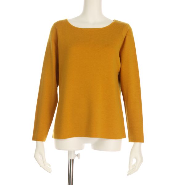 ボートネックニットプルオーバー