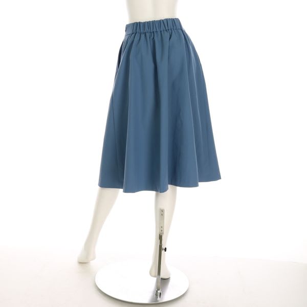 ユニオンテックツイルレースアップフレアスカート