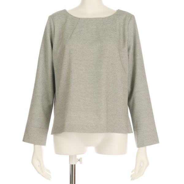 バックレースデザインブラウス