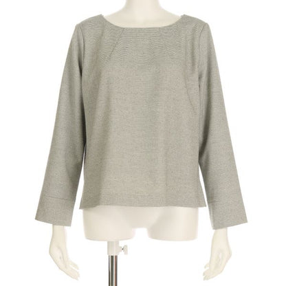 バックレースデザインブラウス