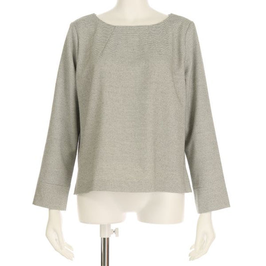 バックレースデザインブラウス