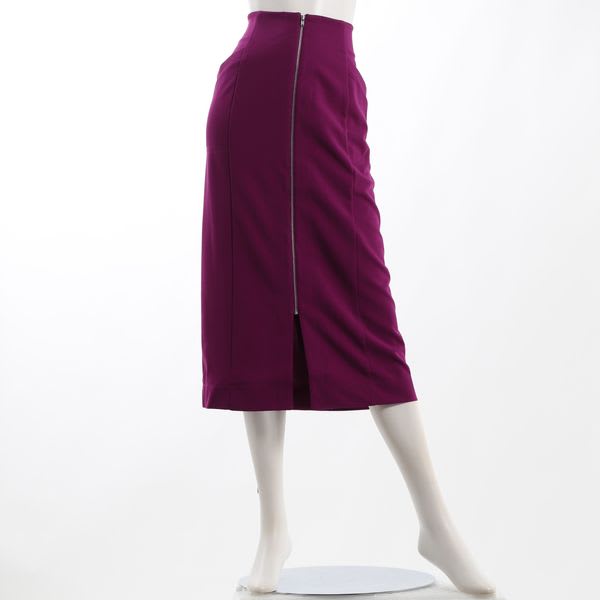 フロントジップタイトスカート