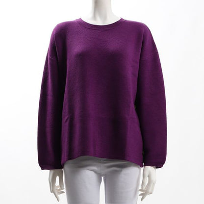 並びボタンデザインニット