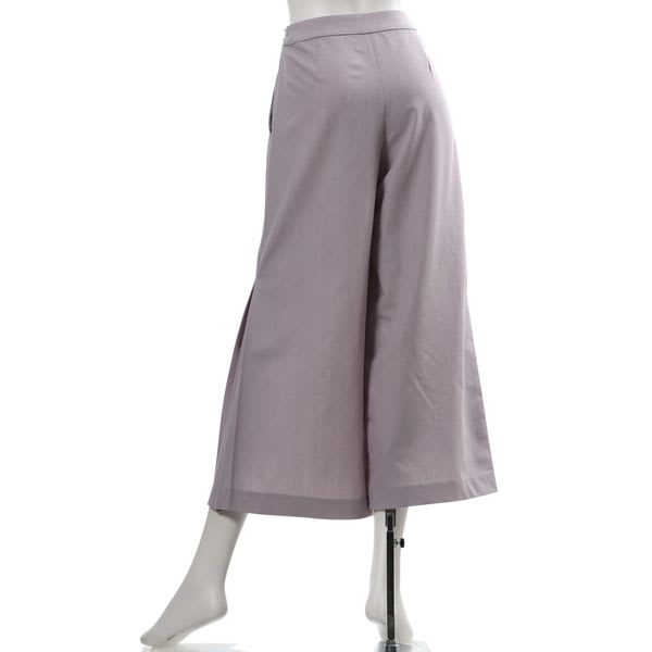 サイドボタンデザインワイドパンツ