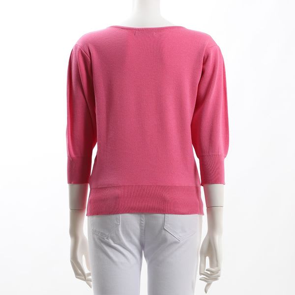 ふんわりお袖ハイゲージニット