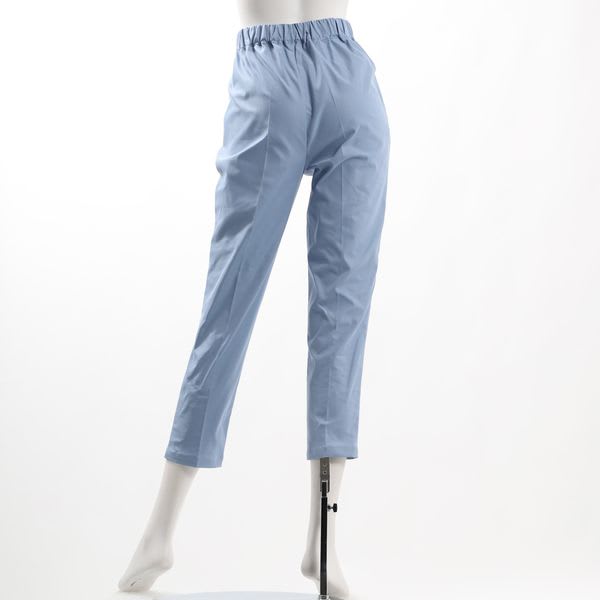 バックゴムタック入りテーパードパンツ