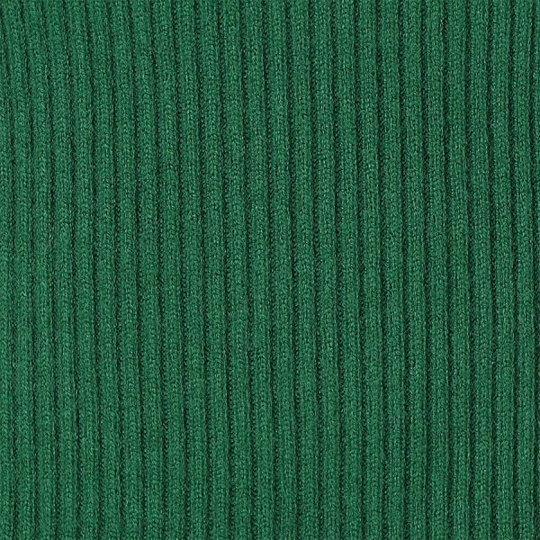 シンプルクルーネックリブニット