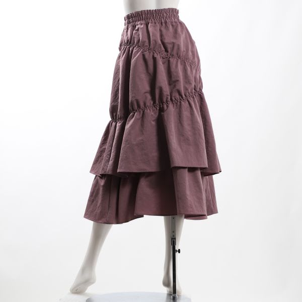 ギャザーティアードスカート