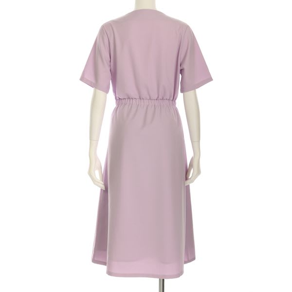 ウエストリボン付きワンピース