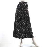 花柄フレアスカート