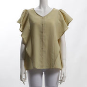 サイドフリルブラウス