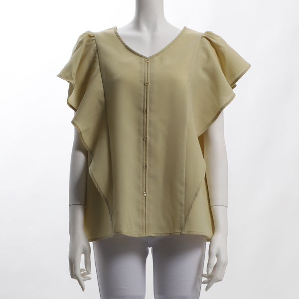 サイドフリルブラウス