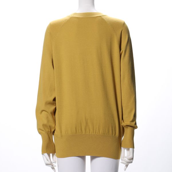 ラグランスリーブクルーネックニット