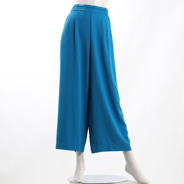 ウエストデザインワイドパンツ