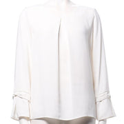 袖リボンブラウス