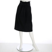 共布リボンベルト付きセミタイトスカート