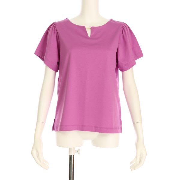 メタルパーツ付きカットソー