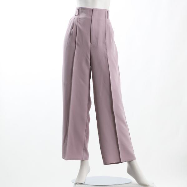 シンプルデザインワイドパンツ