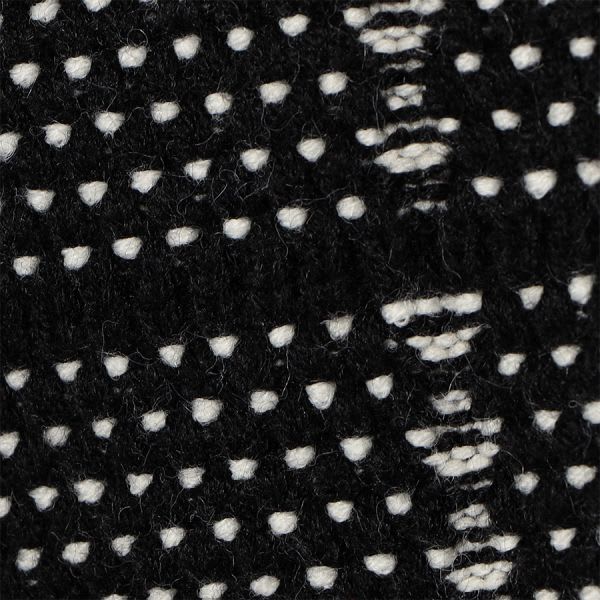 編み柄クルーネックニット