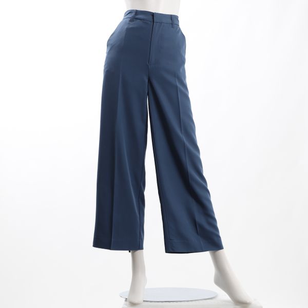 バックゴム入りワイドパンツ