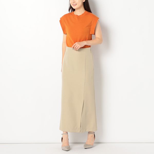 ストレッチ美シルエットハイウエストスカート
