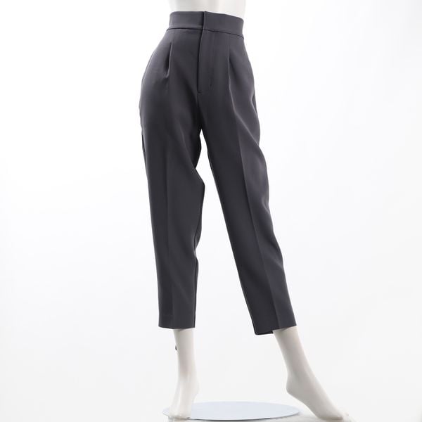 ハイウエストタックテーパードパンツ
