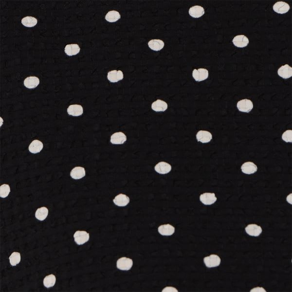 ドットプリントパフスリーブブラウス