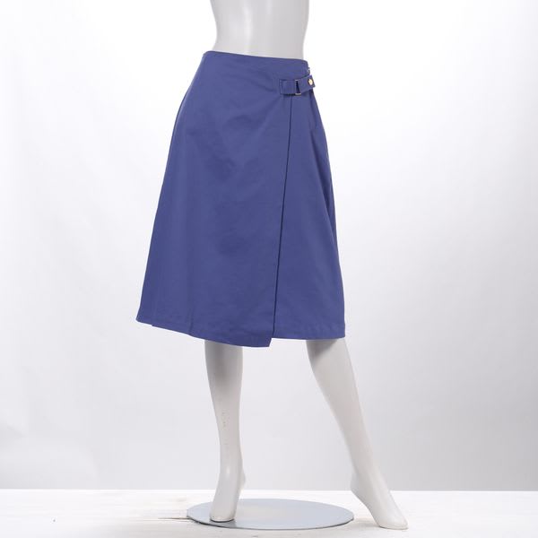 サイドベルトデザインラップ風スカート