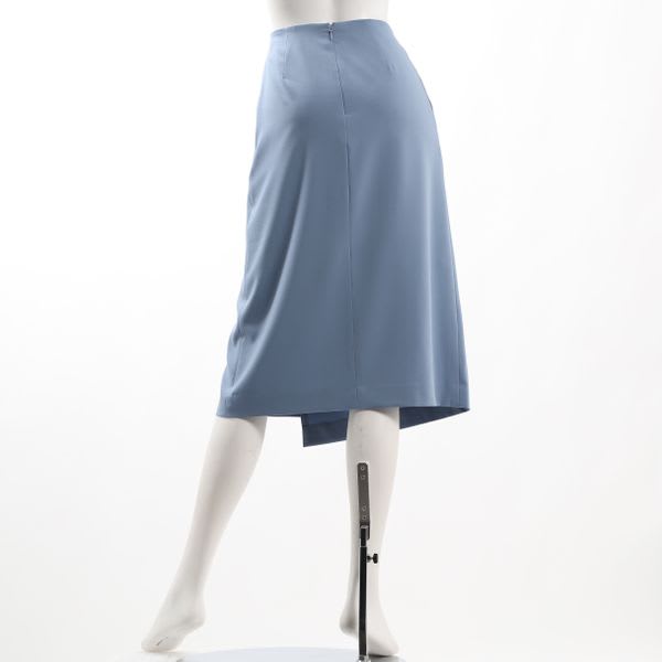 ラップ風デザインセミタイトスカート