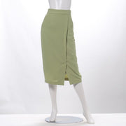 ラップ風デザインチタイトスカート