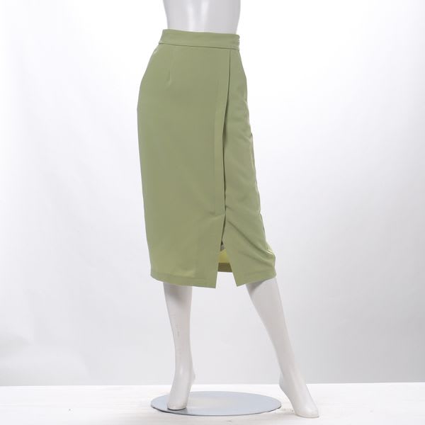 ラップ風デザインチタイトスカート