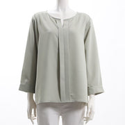 フロントタックデザインブラウス