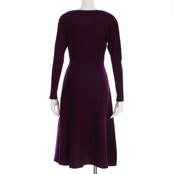 ウェストシェイプニットワンピース