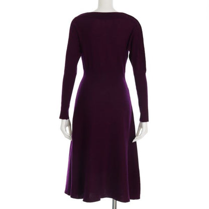 ウェストシェイプニットワンピース