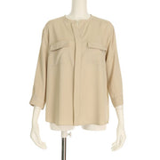 ポケットデザインブラウス