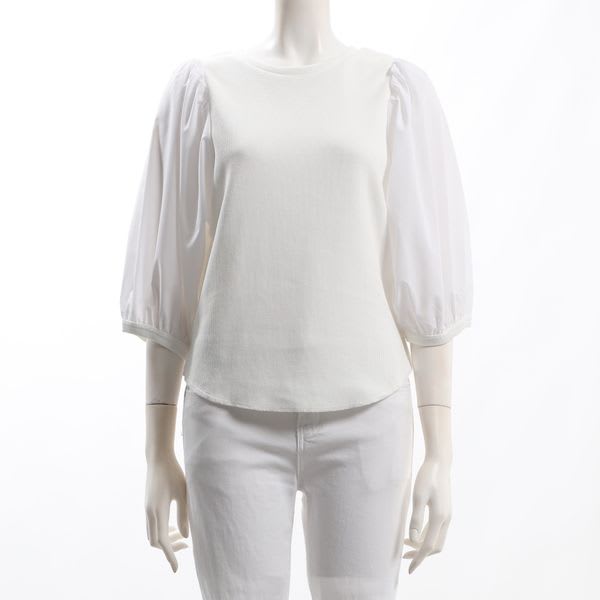 パフスリーブカットソー